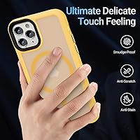 Vista 163 de Yriklso Strong Magnetic Case for iPhone 11 [Compatibilty with MagSafe] Protective Shockproof Cover Phone Case for iPhone 11 6.1" Frosted Purple