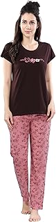 dzzo Cotton Night Suit for Women Girls | Women's Printed Cotton Night Suit Set Pyjama Set Sleepwear Nightwear Nightdress Loungewear-picture-25