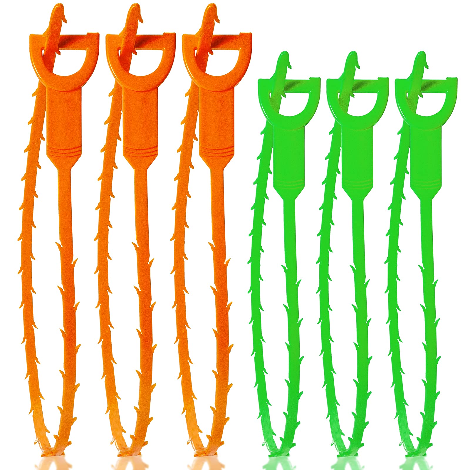 Photo 1 of 2 pack of liboyixi Drain Clog Remover,3Pack20" & 3Pack25" Round Sink Snake Hair Removal Tool Drain Auger Drain Cleaner Plumbing Snake for Kitchen Sink, snake drain Bathtub, Toilet and Shower