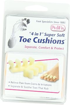PediFix 4 In 1 Super Soft Toe Cushions, 2 Count