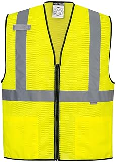 Portwest Alabama Mesh Vest - US580, Yellow, XL