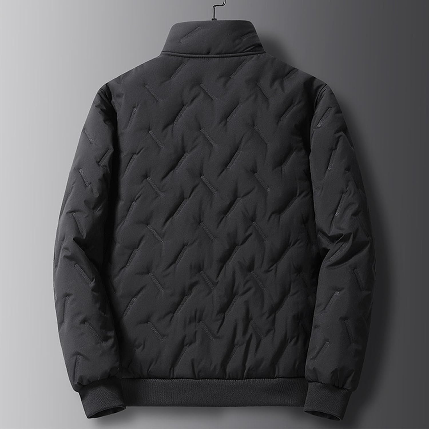 Maiyifu-GJ Men's Quilted Jacket Lightweight Puffer Jacket Fall Winter Warm Padded Coat Outerwear
