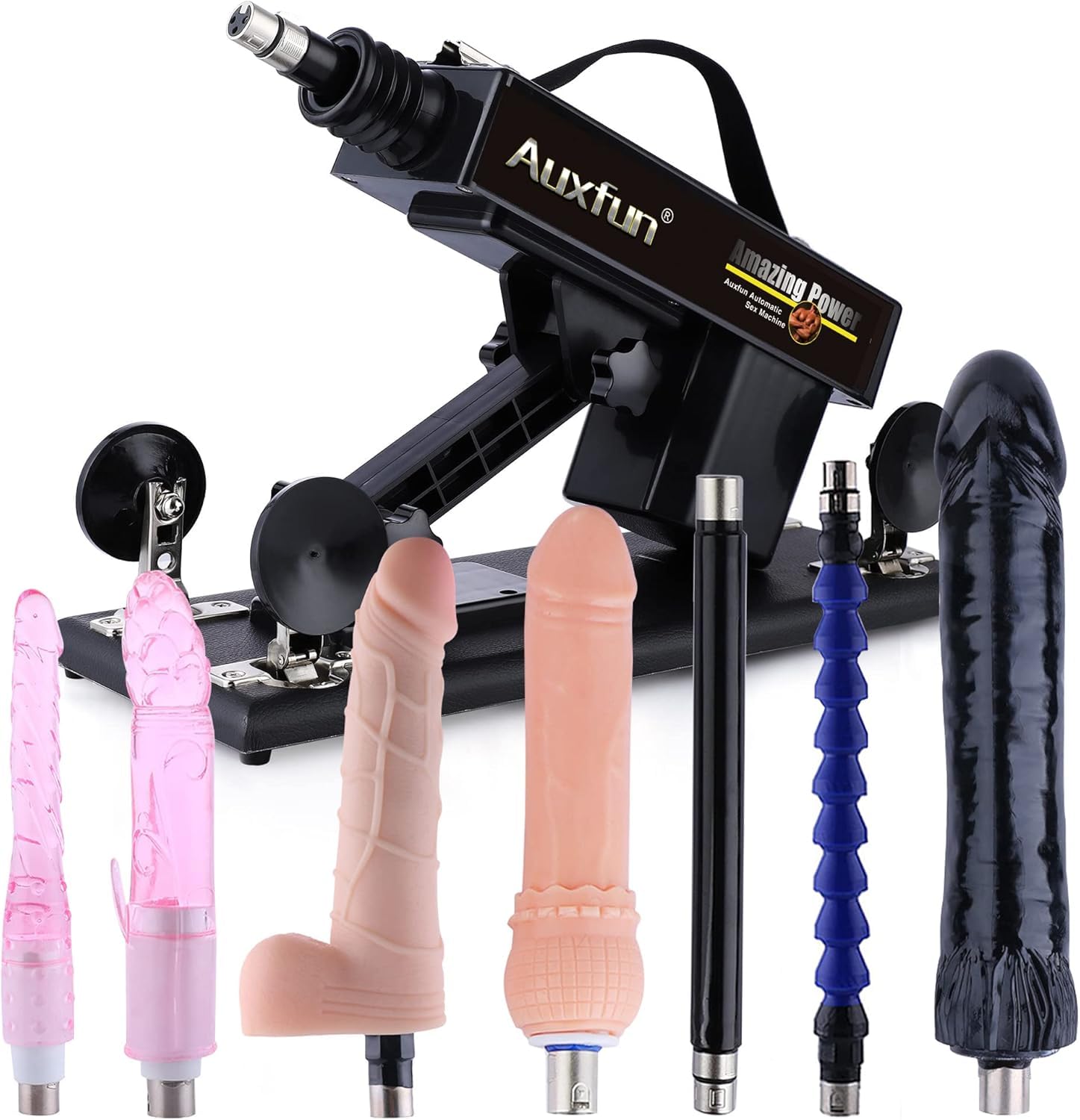 Máquina sexual con consoladores, máquina sexual para pareja sexuales, máquina de consoladores con accesorios para máquinas sexuales 3XLR, máquina de amor con velocidad ajustable, juguete sexual