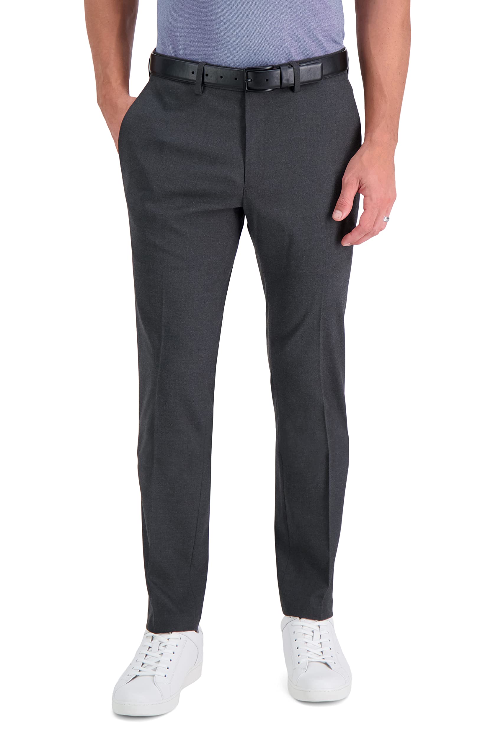 Kenneth Cole Reaction Men's Solid Performance Slim Fit Dress Pant