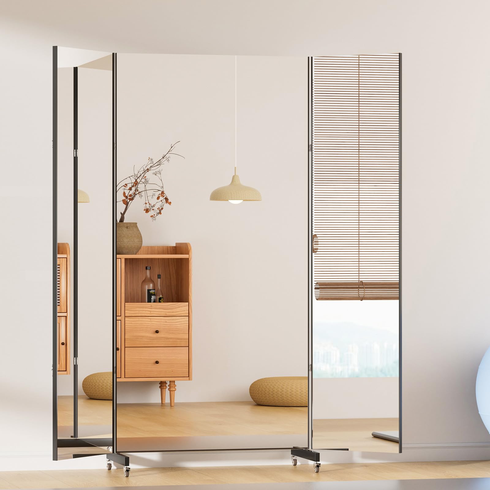 Amazon.com: brisafe NanoMirror Non-Glass Ultra-Light Foldable Home