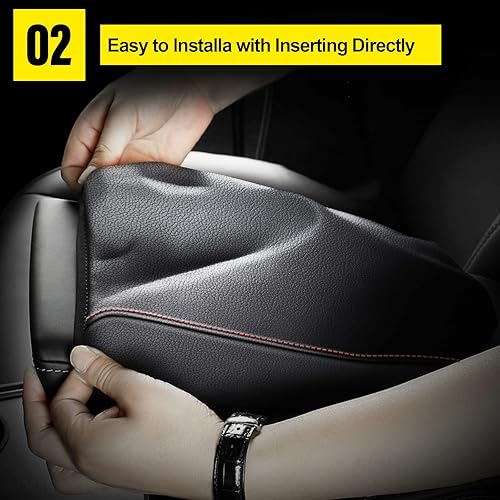 Miniatura 4 de AOMSAZTO Fundas de reposabrazos para Toyota RAV4 2013-2018 Beige