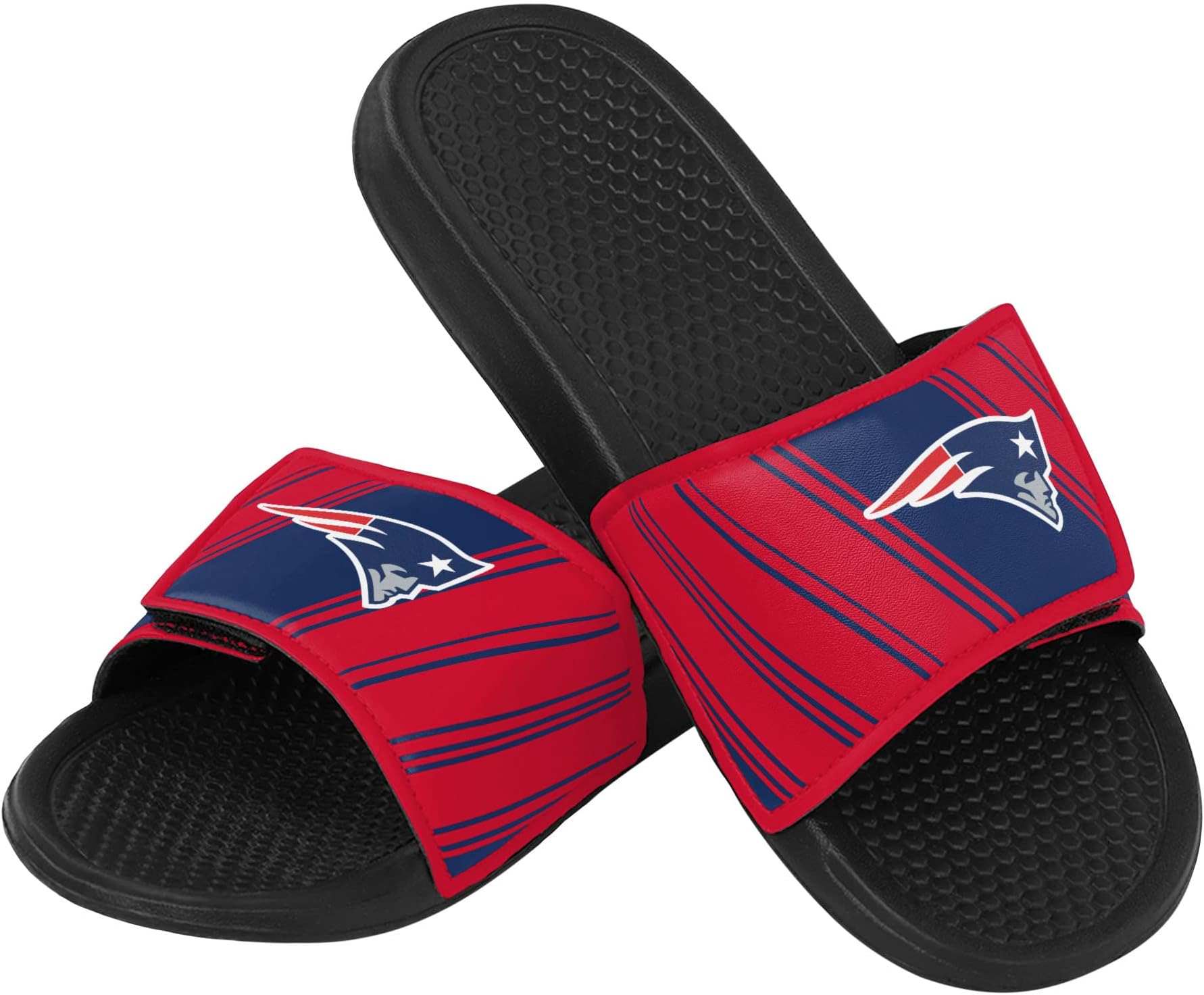 FOCO mens NFL Team Logo Legacy Sport Slide Sandals