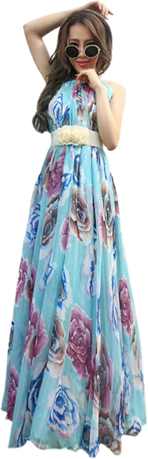 Medeshe Women's Chiffon Floral Holiday Beach Bridesmaid Maxi Dress Sundress - : Amazon.co.uk: Fashion Medeshe Women's Chiffon Floral Holiday Beach Bridesmaid Maxi Dress Sundress - : Amazon.co.uk: Fashion