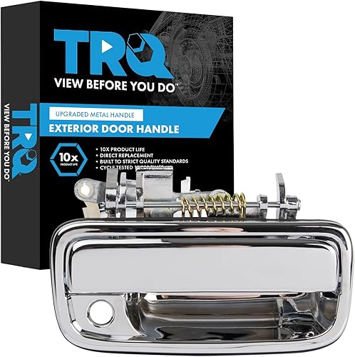 Miniatura 101 de TRQ Manija de puerta exterior texturizada LH del conductor trasero para Chevy GMC Pickup Truck SUV