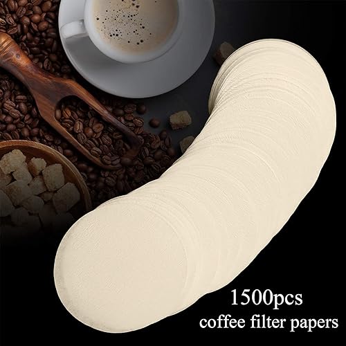 Miniatura 23 de Outus 500 filtros de papel de repuesto compatibles con cafeteras Aeropress, filtros de papel redondos de 2.5 pulgadas, desechables para cafeteras