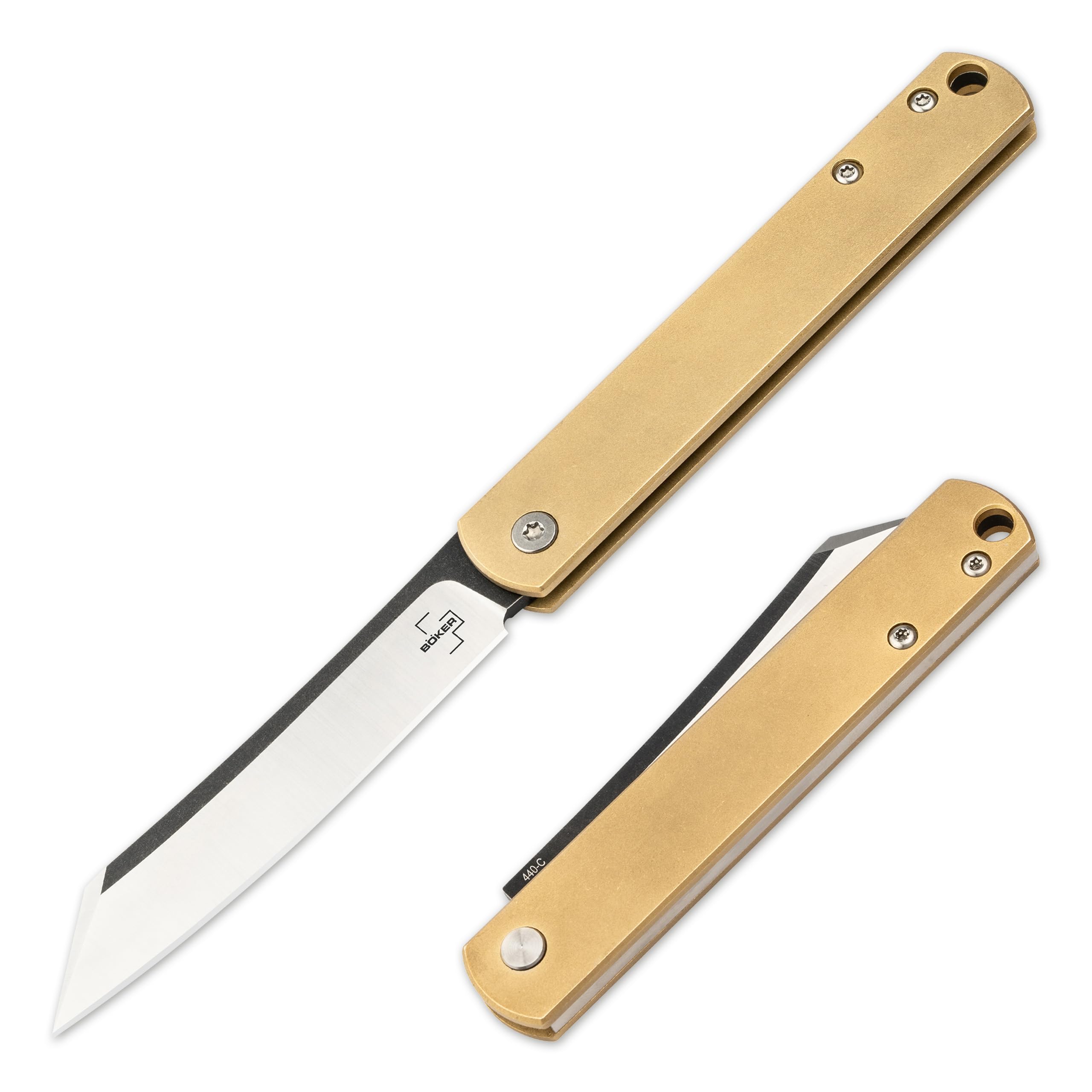 BÖKER PLUS Zenshin - flaches EDC Klappmesser Higonokami Stil Reverse Tanto