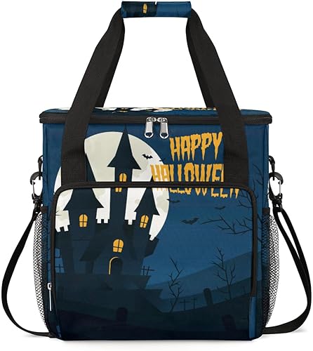 Bolsa de café para decoración navideña de Halloween, bolsa de almacenamiento de viaje de terror, bolsa de almacenamiento compatible con Keurig