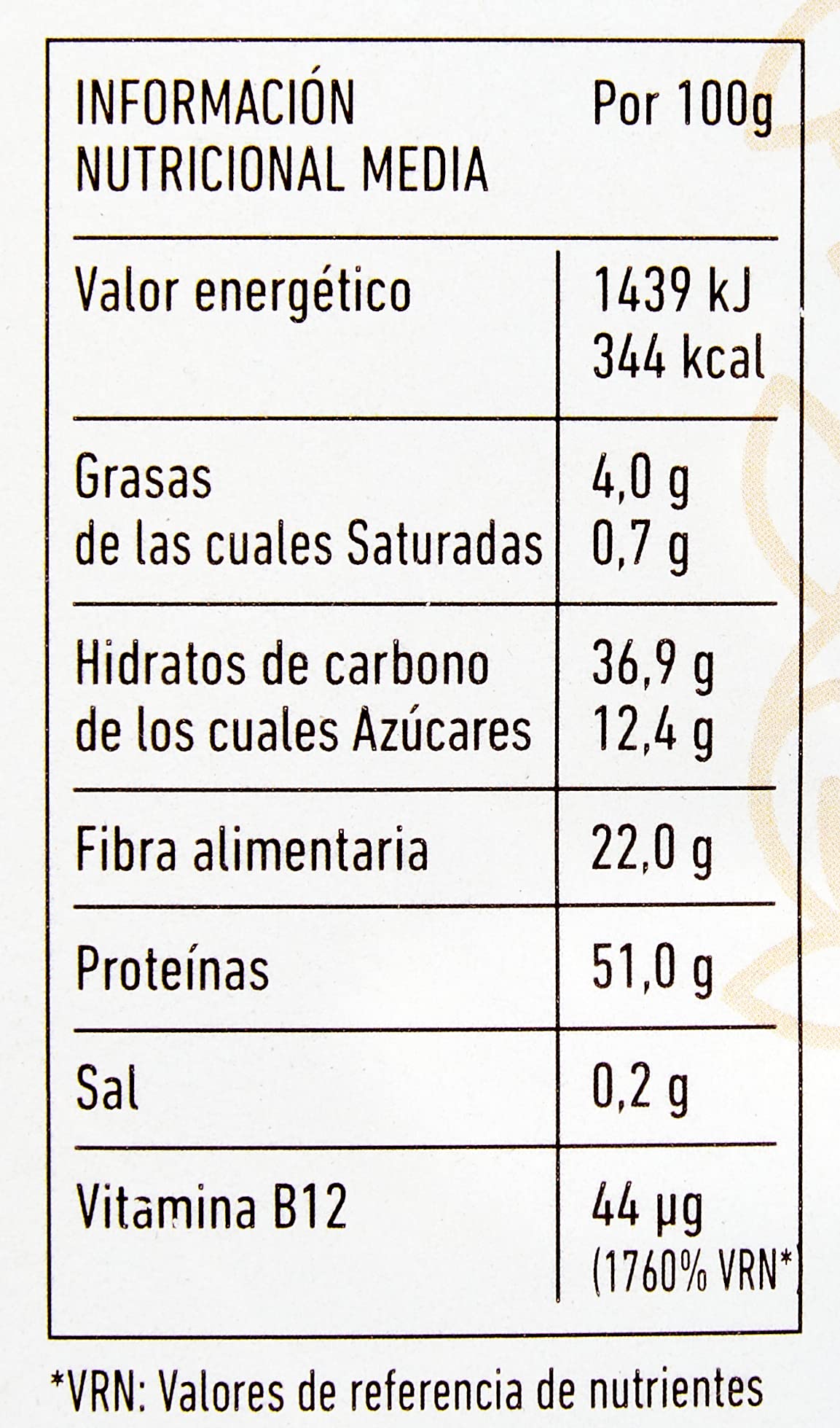LEVADURA NUTRICIONAL SECA INACTIVA