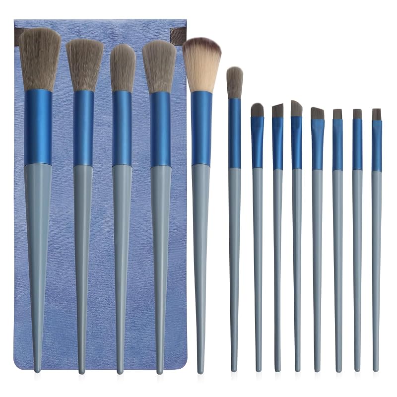 Kit de Pincéis de Maquiagem SruidyLady com 13 Unidades e Bolsa