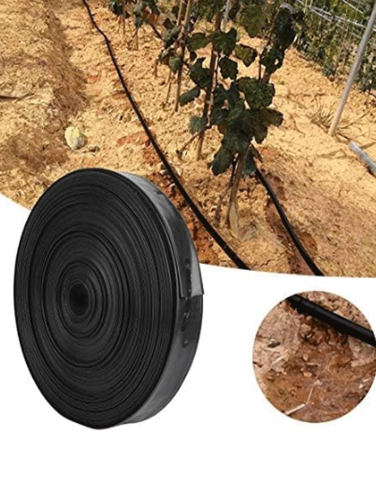 Tubo de manguera para descarga en plano, Manguera plana de PVC 100 metros, 1-3 pulgadas for bomba sumidero drenaje retrolavado piscina(2in)