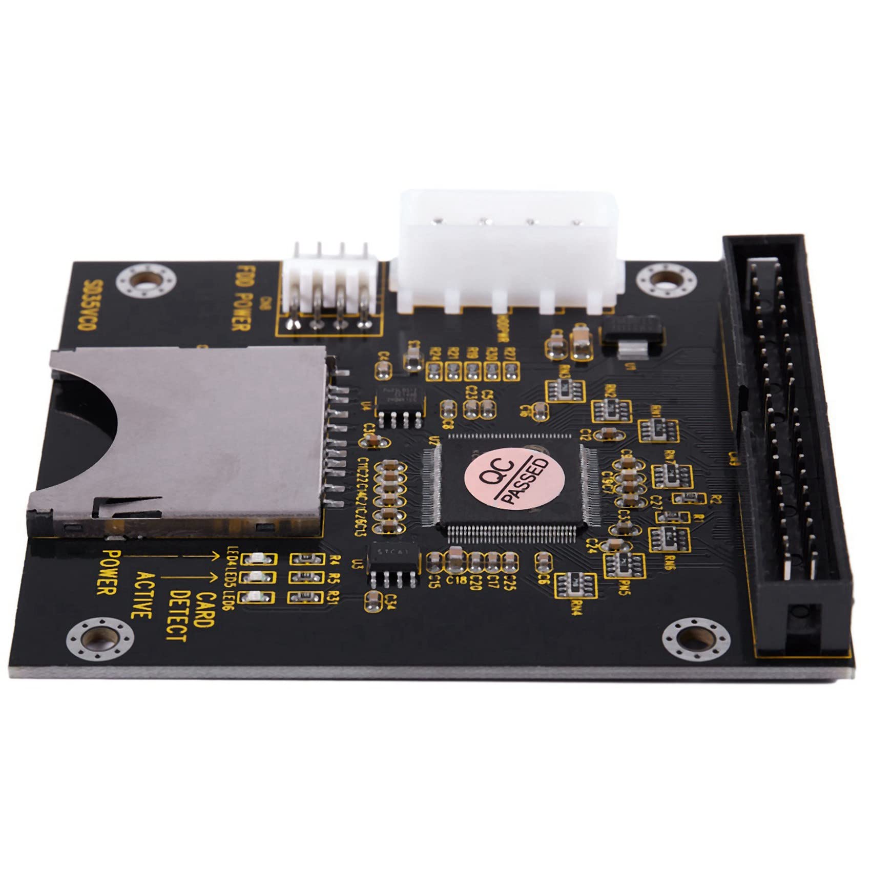 2 x SD SDHC SDXC MMC Card to IDE 40Pin 3.5 Pollice Adapter