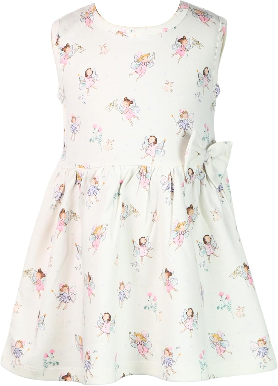 Kiddiebumz 100% Soft Cotton Kids Frocks, Casual Sleeveless Dress, Cute and Comfortable, 9 Months – 5 Years, Magical Fairies