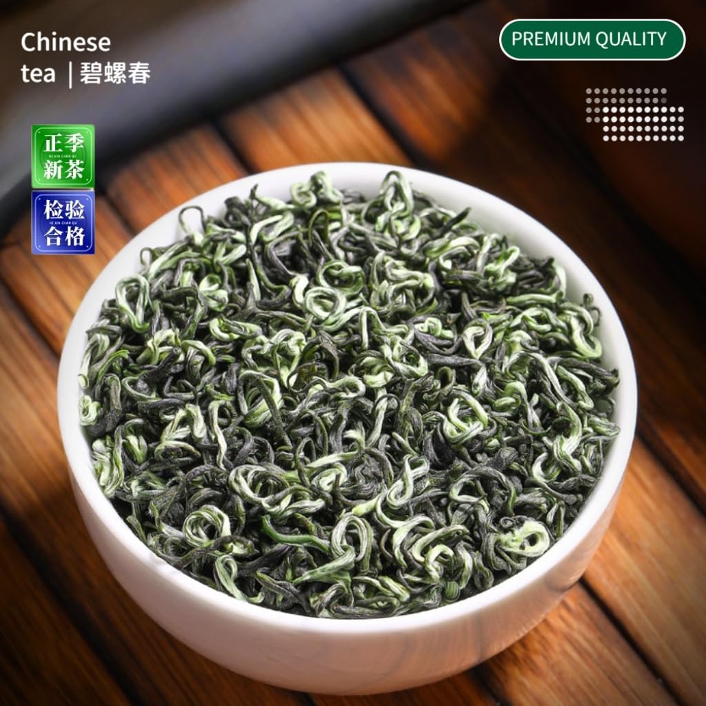 Zielona Herbata Premium Biluochun | Silny Aromat | Herbata Wiosenna Pre-Ming Tender Bud | Bez Dodatków 250g / 8,82oz