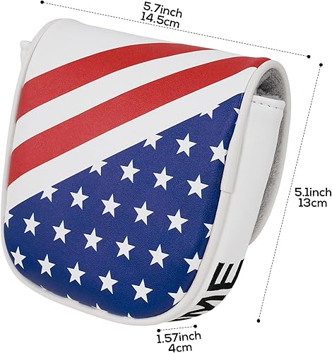 Miniatura 9 de CRAFTSMAN GOLF USA America Mallet Putter - Funda para Scotty Cameron Odyssey