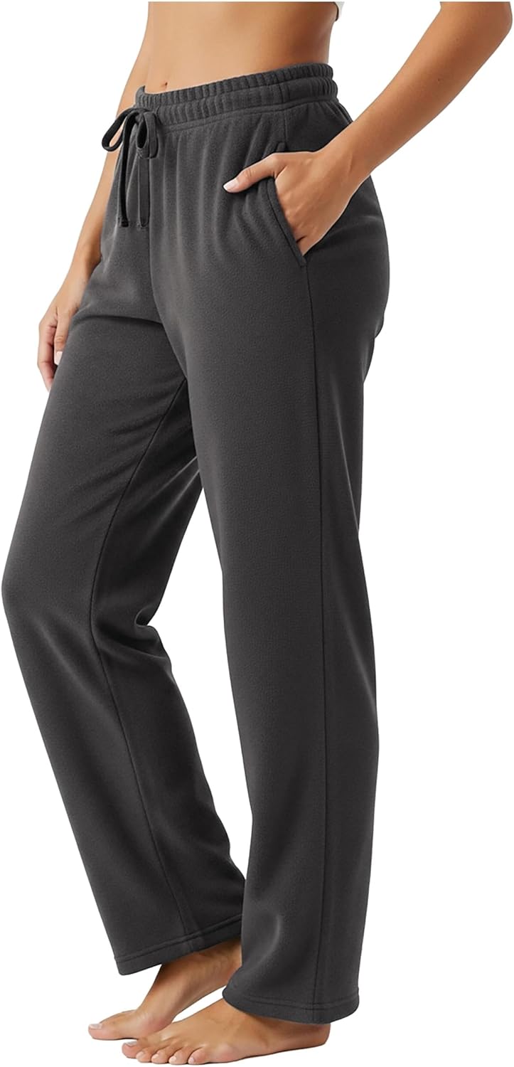 Andrew Scott Women's Ultra Soft Plush Lounge Pants | Cozy Polar-Fleece Pajama PJ Bottoms | Multi Packs