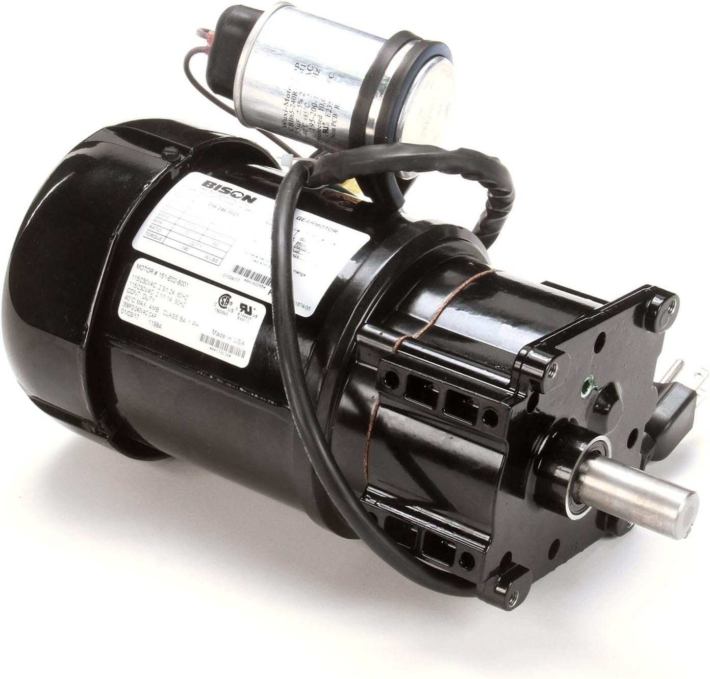 5010-100 Gear Motor, 1/4 hp, Bison (Cdr 110)