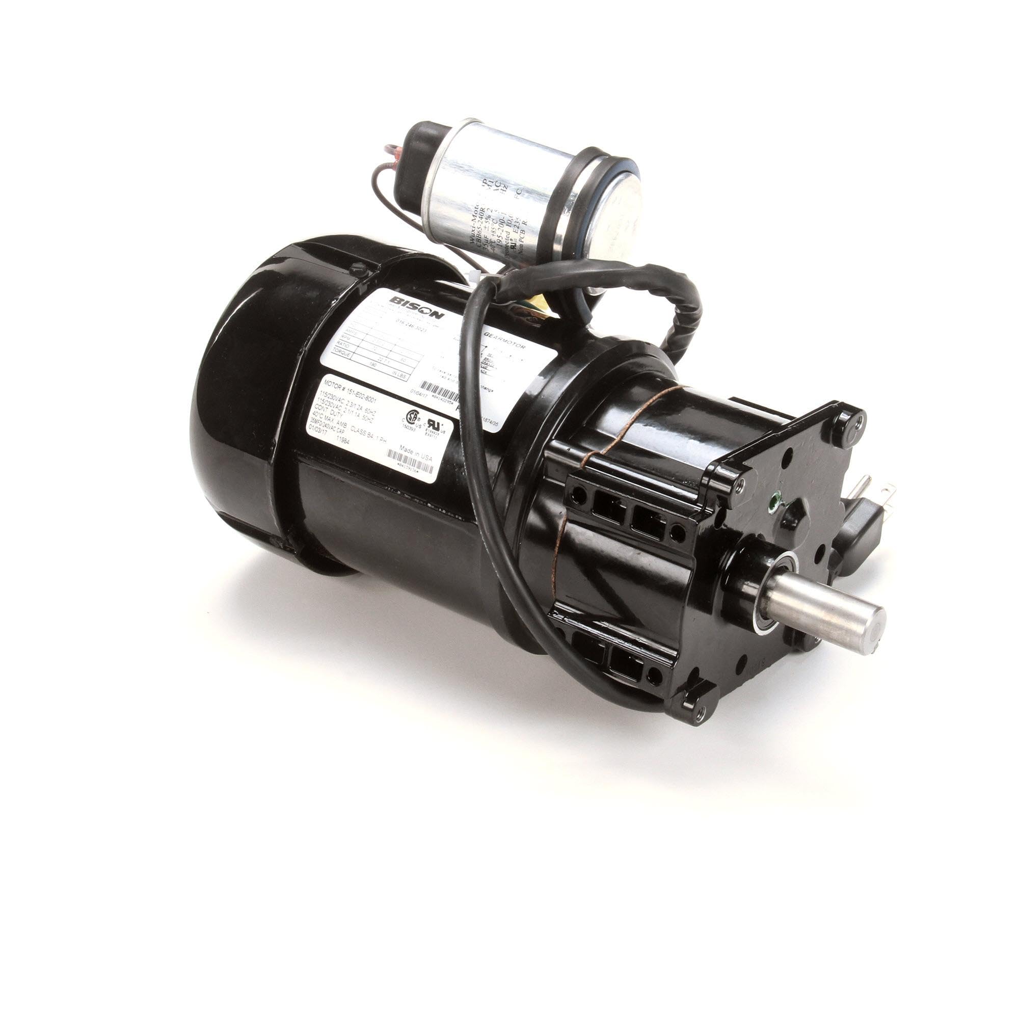 5010-100 Gear Motor, 1/4 hp, Bison (Cdr 110)