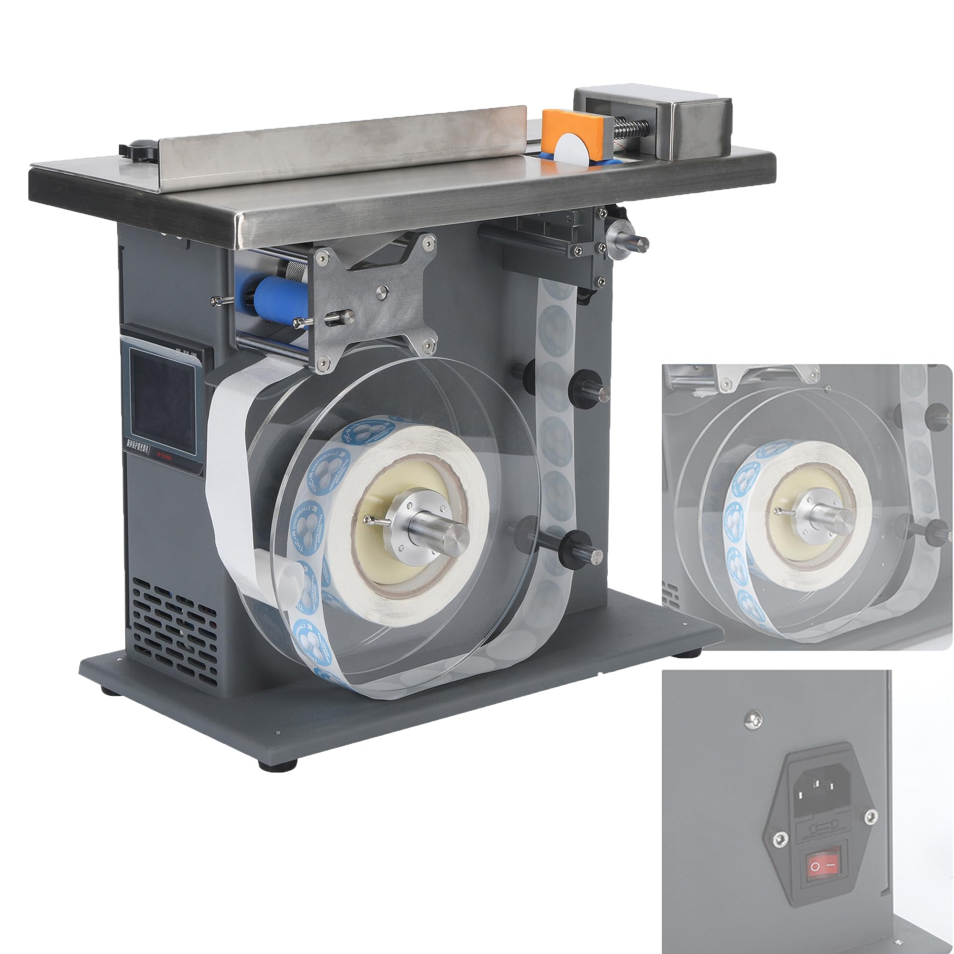 WIANQIAN 90° Angle Labeling Machine for Food Cosmetic Electronics Packaging