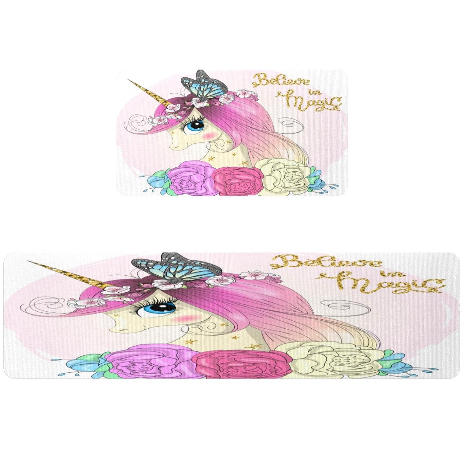 Alfombrillas de cocina decorativas para pasillo y cuarto de lavado VAPOKF 1