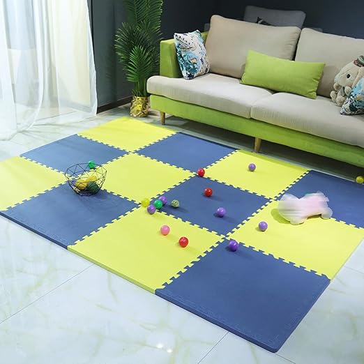 Amazon Co Jp ジョイントマット パズルマット プレイマット おしゃれ サイドパーツ付き 厚手 大判 マイクロファイバー北欧 インテリア 60 60 1 6 転倒防止 保温 カラー 滑り止め ベビー 赤ちゃん 子供部屋 フロアマット 防音 洗える 衝撃吸収 柔らかい Diy 工具 ガーデン