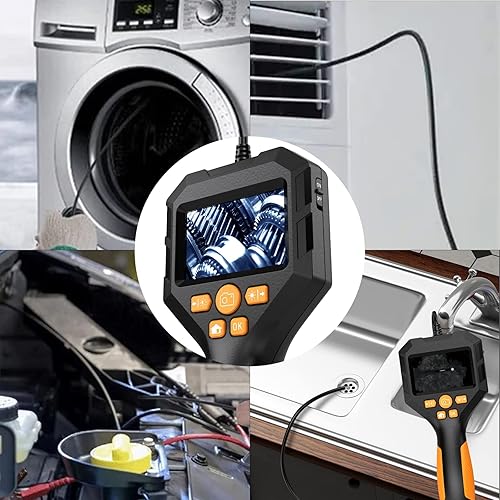 Miniatura 7 de Daxiongmao Boroscopio, cámara endoscopio con luz, endoscopio impermeable IP67, cámara de inspección HD 1080, cámara de boroscopio con luz, cámara de