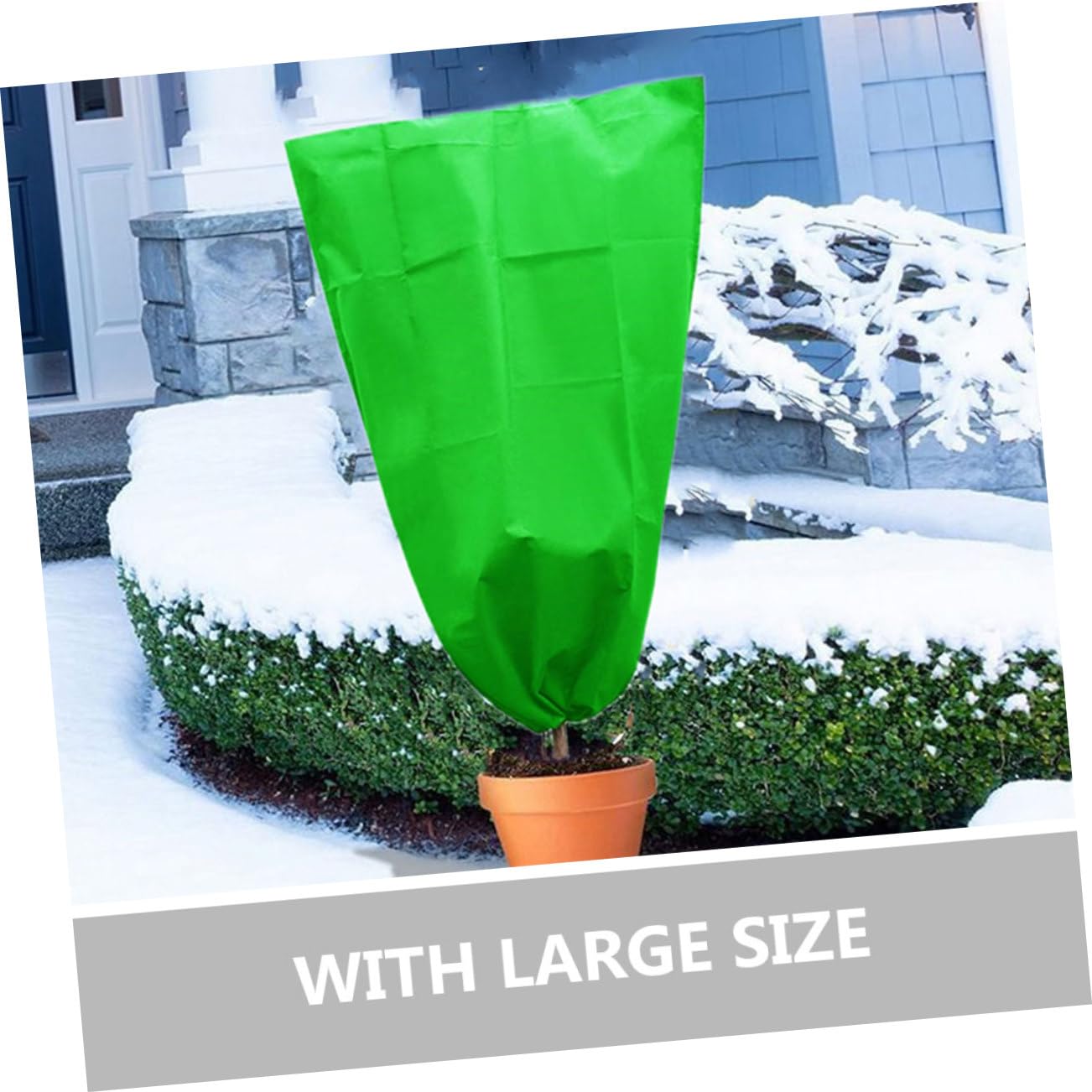 Toyvian 4 Ensembles Couvercle De Protection Contre Le Gel Froid Décoration De Jardin Poids Lourd Cloches De Jardin pour Plantes Patio Protéger Vert Tissu Non Tissé 4 Pièces * 4