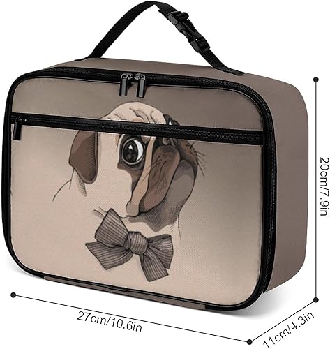 Miniatura 10 de Muishi Lonchera reutilizable con diseño de girasol amarillo, bolsa de almuerzo aislada, lonchera para comida y alimentos, bolsa de mano para