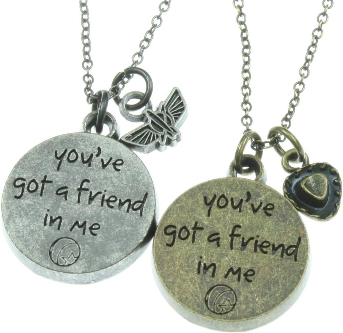 Disney Toy Story Best Friends Necklace Set