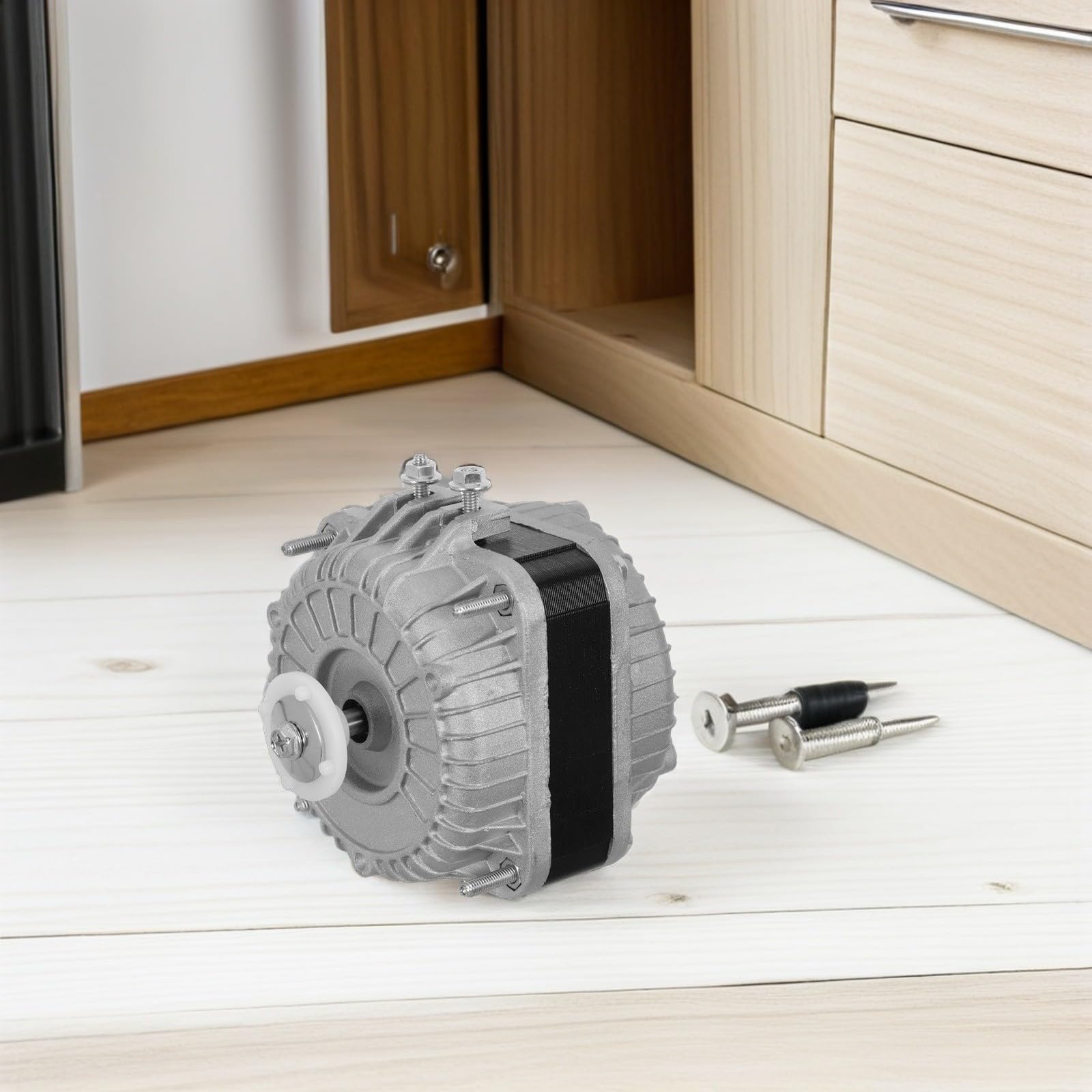 Homoyoyo Hochgeschwindigkeits Kondensatorlüftermotor Yzf10 20 für Gefrierschränke und Kondensatoren 33 W Metallmotor mit 1380 U/min 220 V für Gewerbliche Kühlgeräte und Arbeitsbereiche