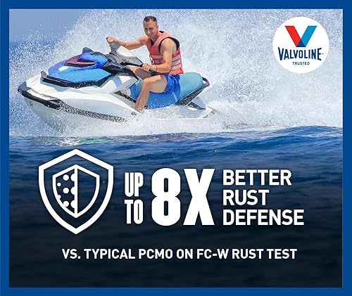 Miniatura 4 de Valvoline Aceite de motor sintético completo Powersport de 4 tiempos 1 QT