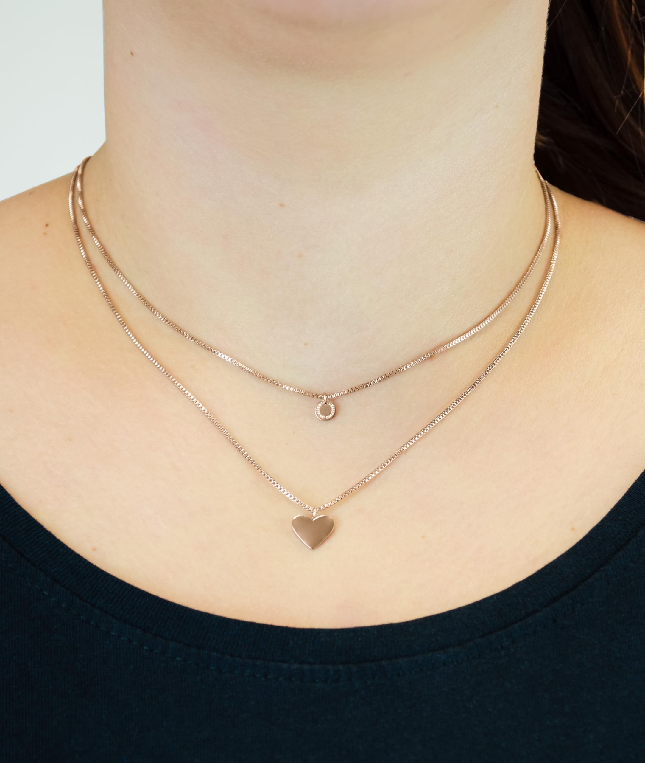 LIEBESKIND BERLIN Herz-Schmuck für Damen – Edelstahl Kette, Armband und Ohrringe mit liebevollem Herzanhänger – In verschiedenen Farben und Ausführungen – Romantische Geschenkidee