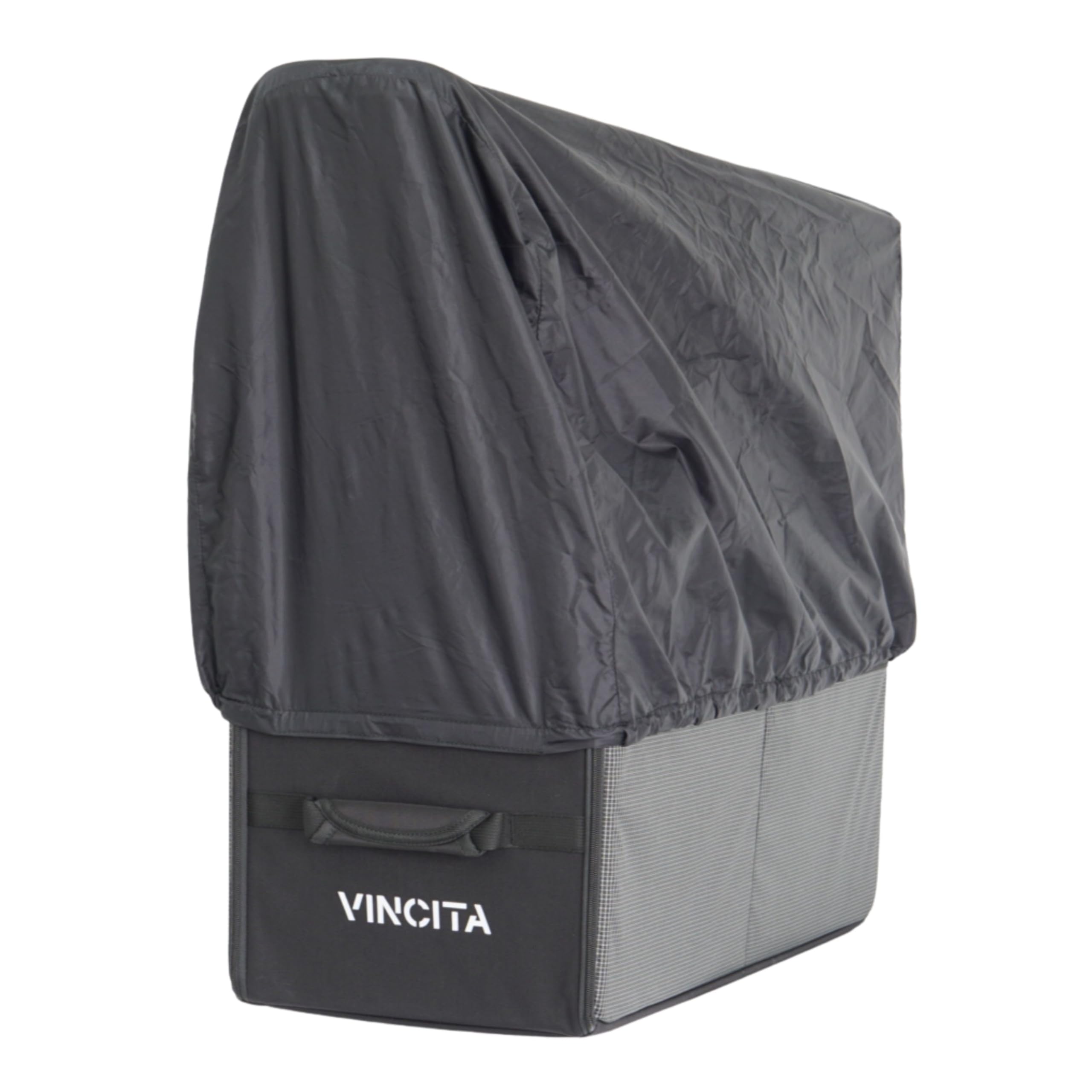 Keeper Box 2.0 - Caja plegable para bicicleta, solución de almacenamiento de bicicletas, apta para bicicleta, mantén la bicicleta vertical en el maletero del coche para ahorrar espacio (negro con