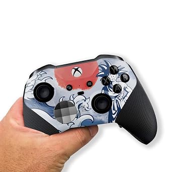 DreamController Gokku X-box Elite Controller Series 2 Limited Edition Custom Elite Series 2 Controller for X-box One/Series X/S. Made with Advanced Hydro-Dip Paint Technology(Not Just a Skin)