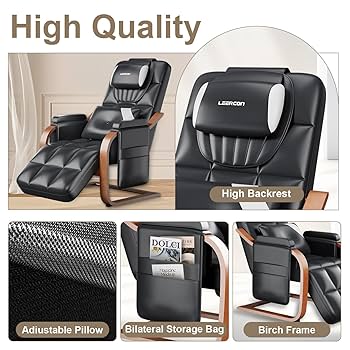 Amazon.com: LEERCON Massage Chair Full Body, L-Track 4D Zero