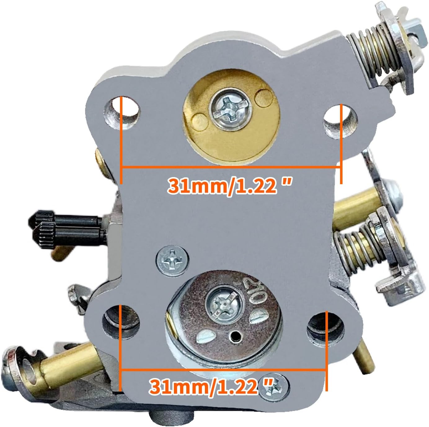 Ruixing OEM PP4218A P3314 545070601 Carburetor for Poulan Pro PR4218 PP4218 PP4218AVX PP4018 PP3516AVX P3416 PP3816 P4018 18’’ 35cc 42cc Chainsaw Craftsman 358.350990 358.341900 358.350830 C1M-W26C