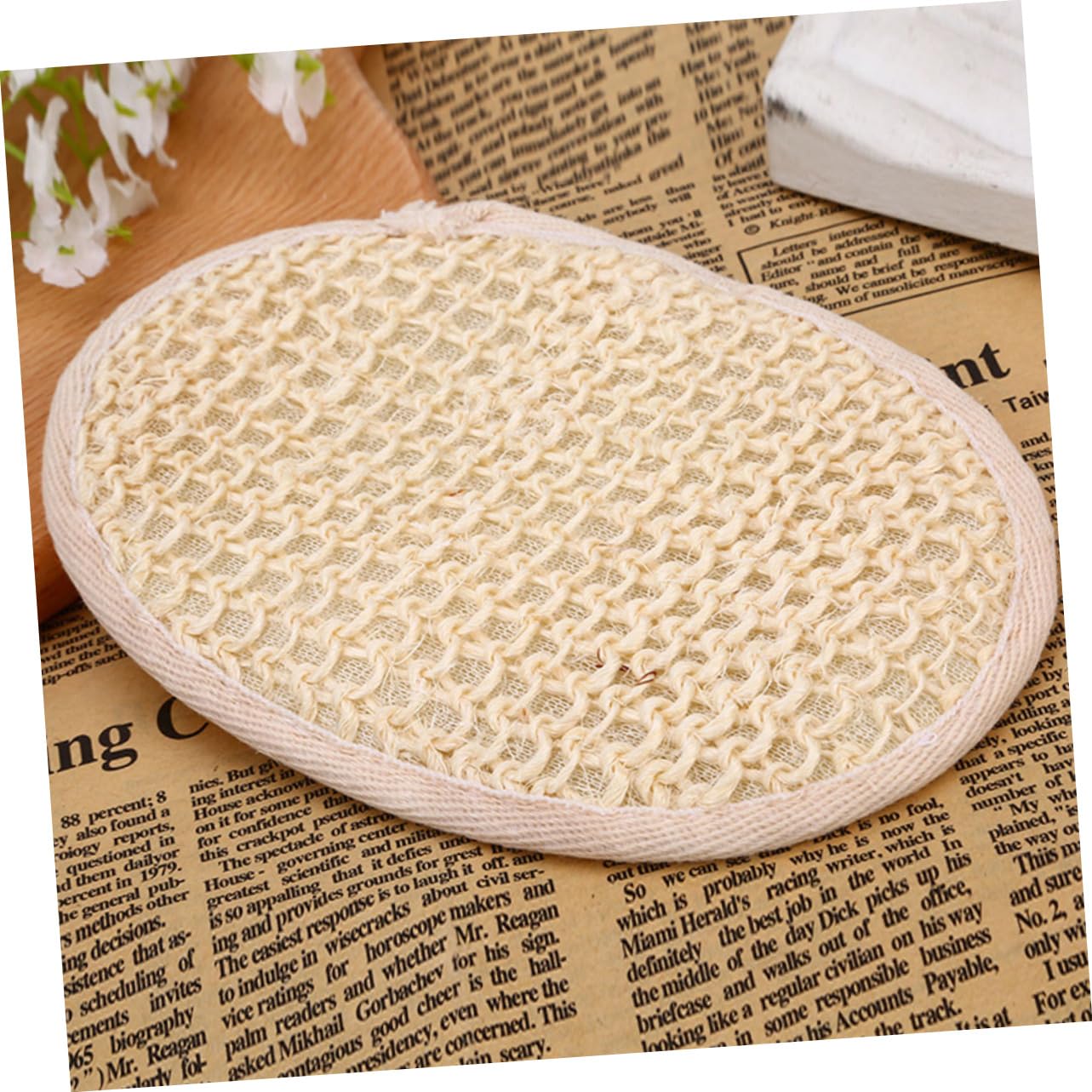 Didiseaon 18pezzi Esfolianti Per Doccia Luffa Naturale Spugne Per Pulizia Schiena e Viso Accessori Per Bagno Pratici e Leggeri Facili Da Pulire e Asciugare