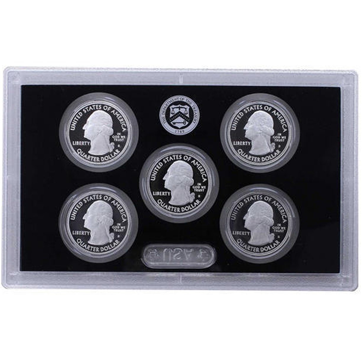 MINT SET 2013 2014 2015 2016 2017 5点 Singapore 5 Cents - 1 Dollar 5 Pieces Set, 2013-2014, KM