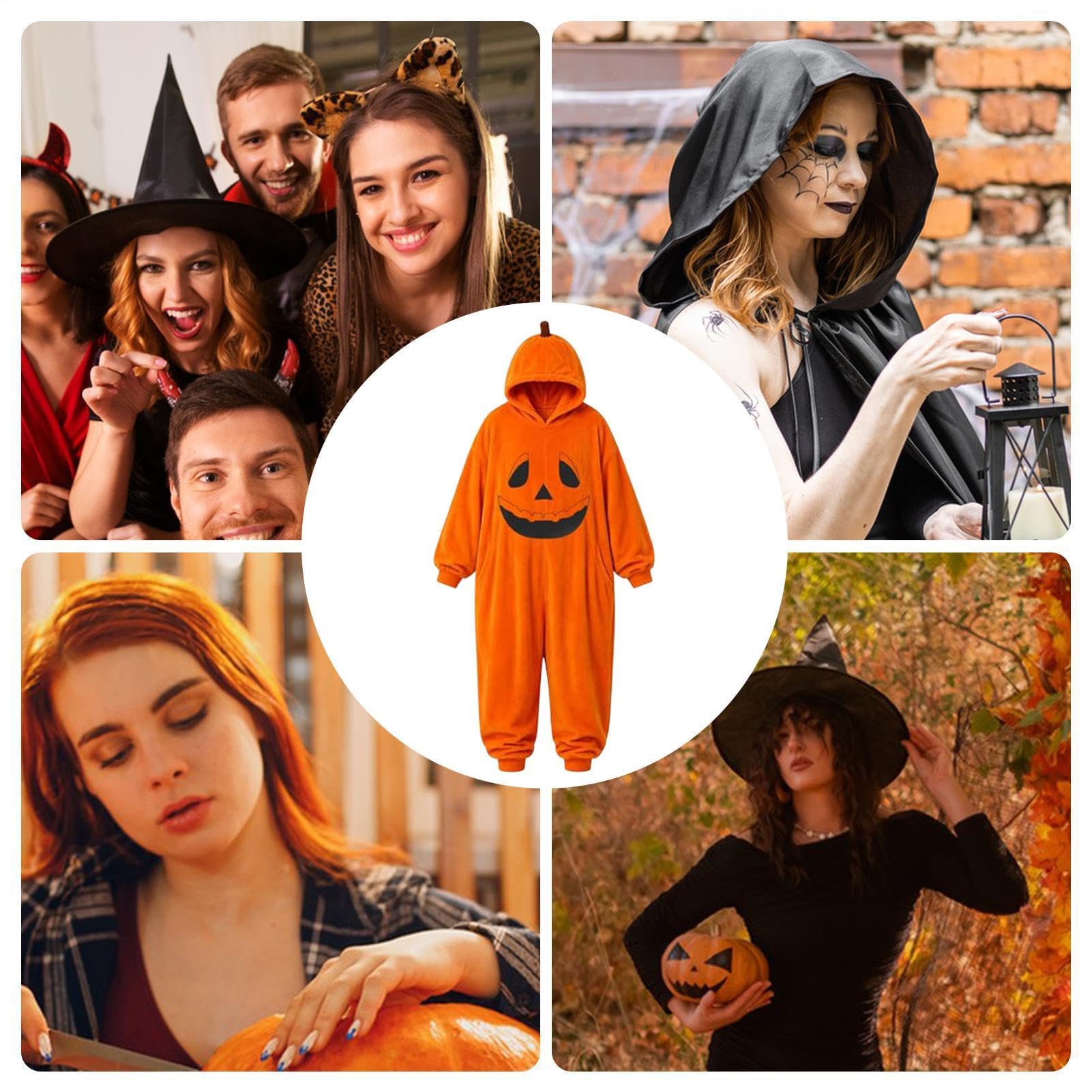 Kostium dyniowy dla dorosłych na karnawał do odgrywania ról na Halloween