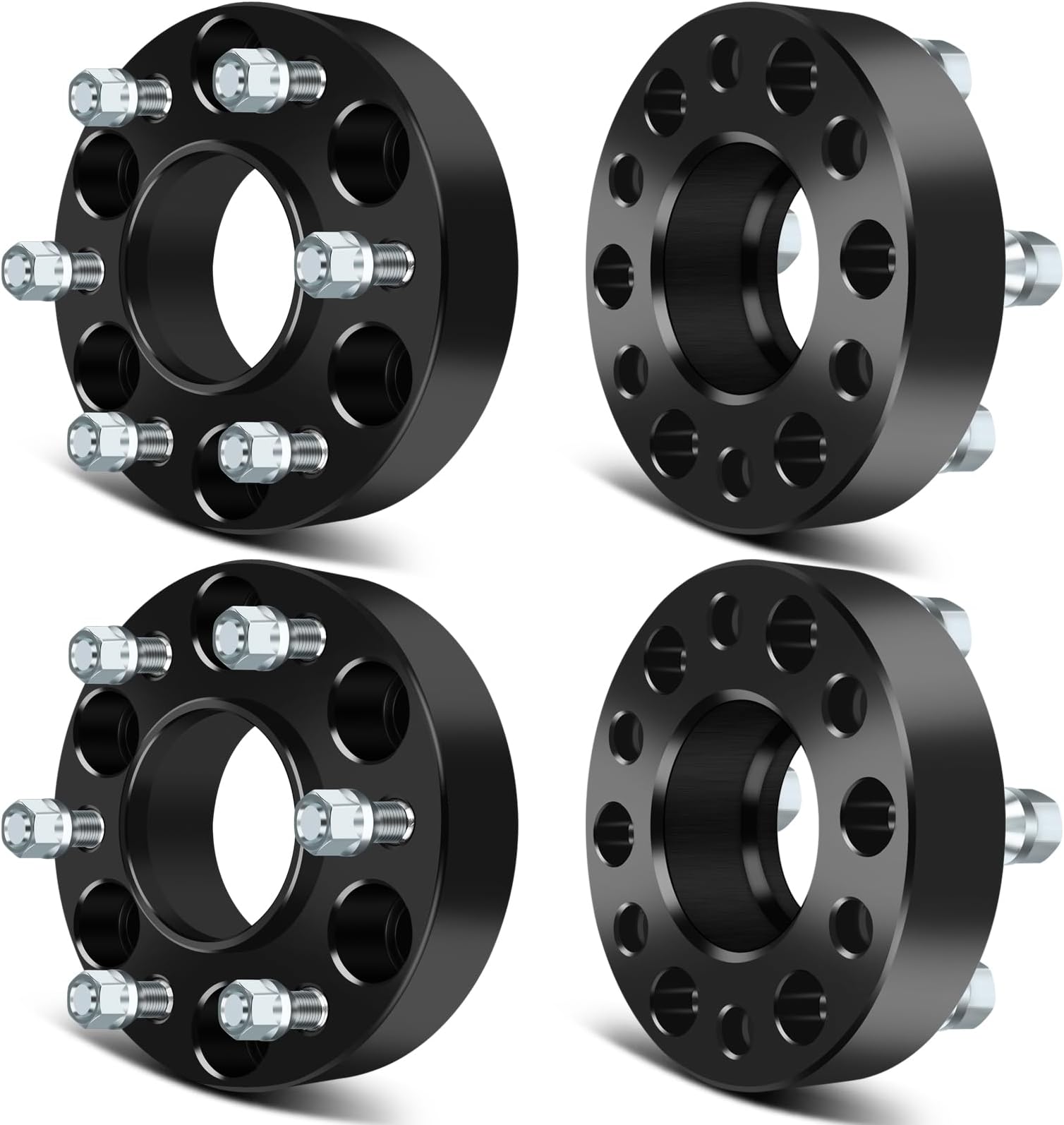 SCITOO 4X 6 Lug Wheel Spacers Adapters 1.5" 6x5 to 6x5 12x1.5 78.1mm Compatible with 2003-2006 for SSR Wheel Spacers 2002-2009 for Trailblazer Wheel Spacers 2002-2009 for Envoy Wheel Spacers