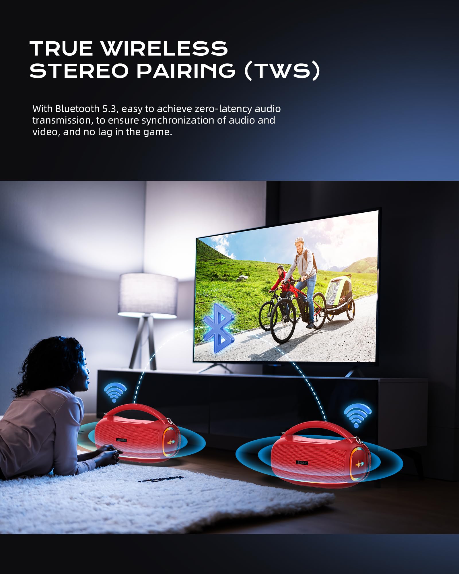 Máquina de Karaoke para Adultos y niños, micrófono de Karaoke inalámbrico Bluetooth 2 portátil con Soporte/USB/Tarjeta TF/Entrada Auxiliar, Sistema de Altavoces PA IPX5 para Fiesta en casa, Picnic