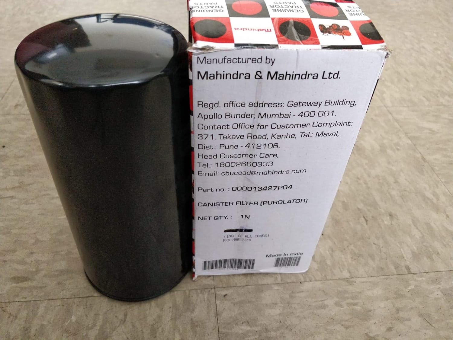 Mahindra Hydraulic Filter 000013427PO4