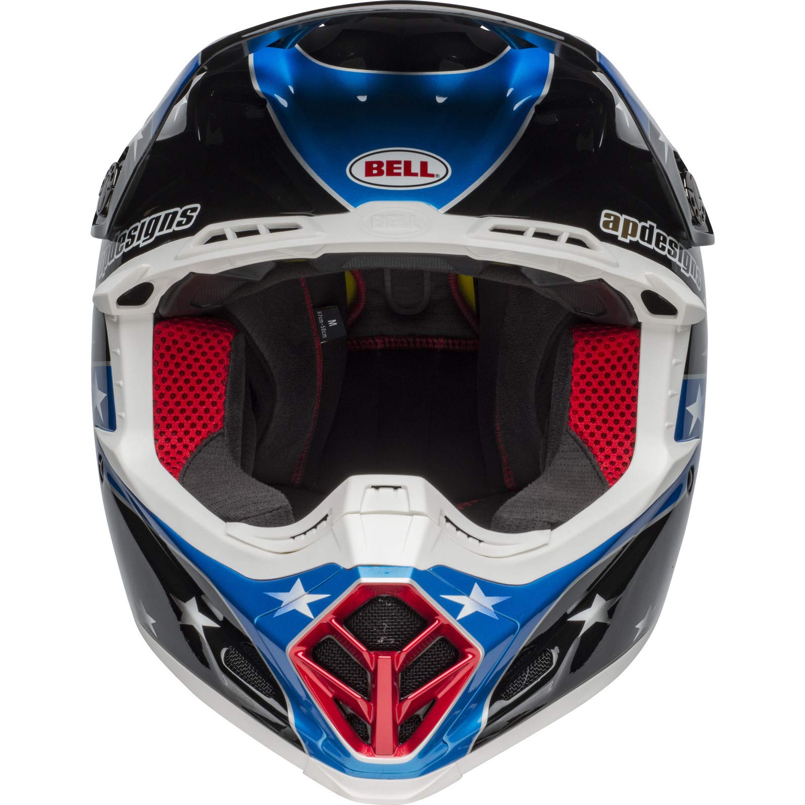 Bell Moto-9 MIPS Tomac Eagle Replica MX Helmet X Big Black Blue Automotive