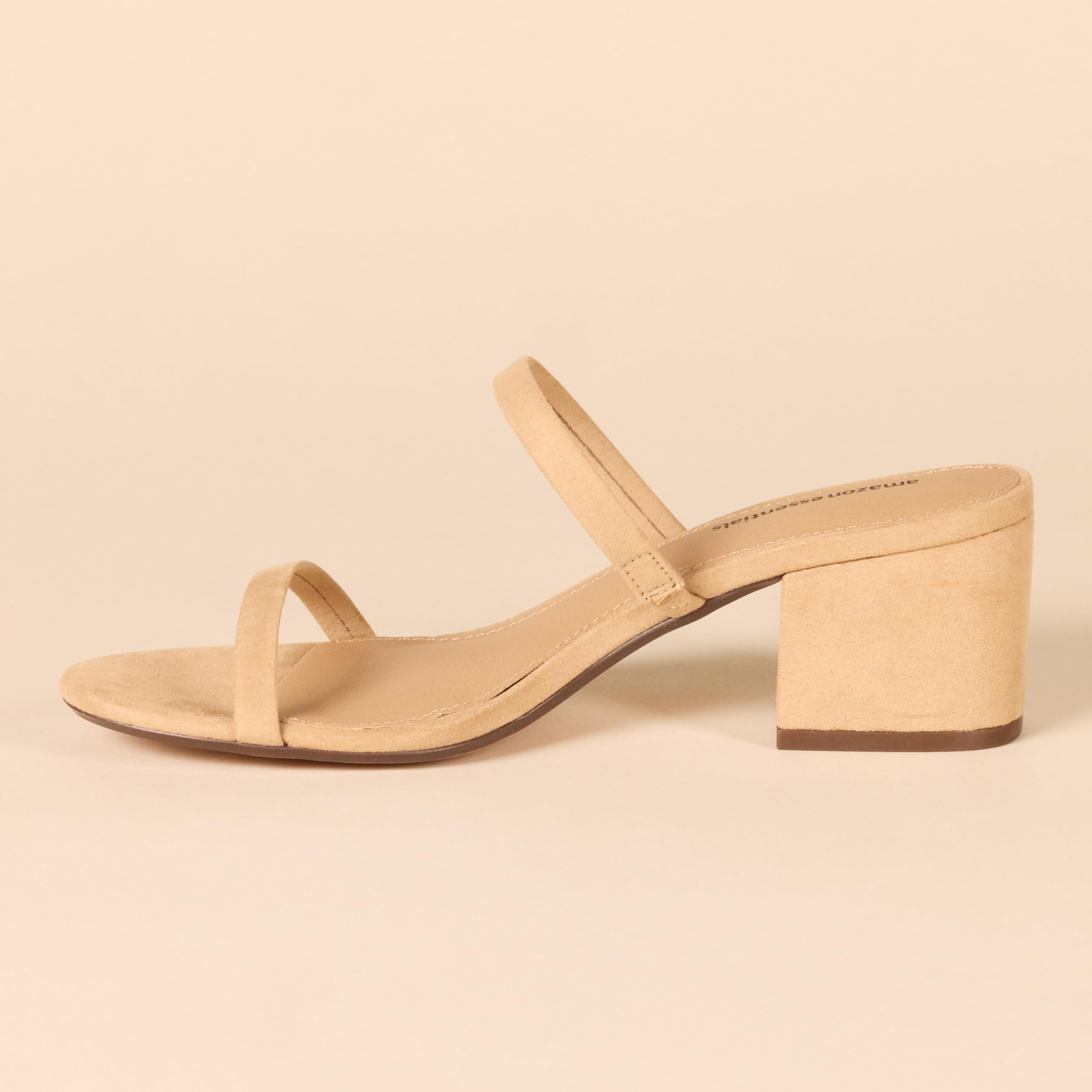 Amazon Essentials Kobiety Women's Thin Two Strap Heeled SlideKlapki