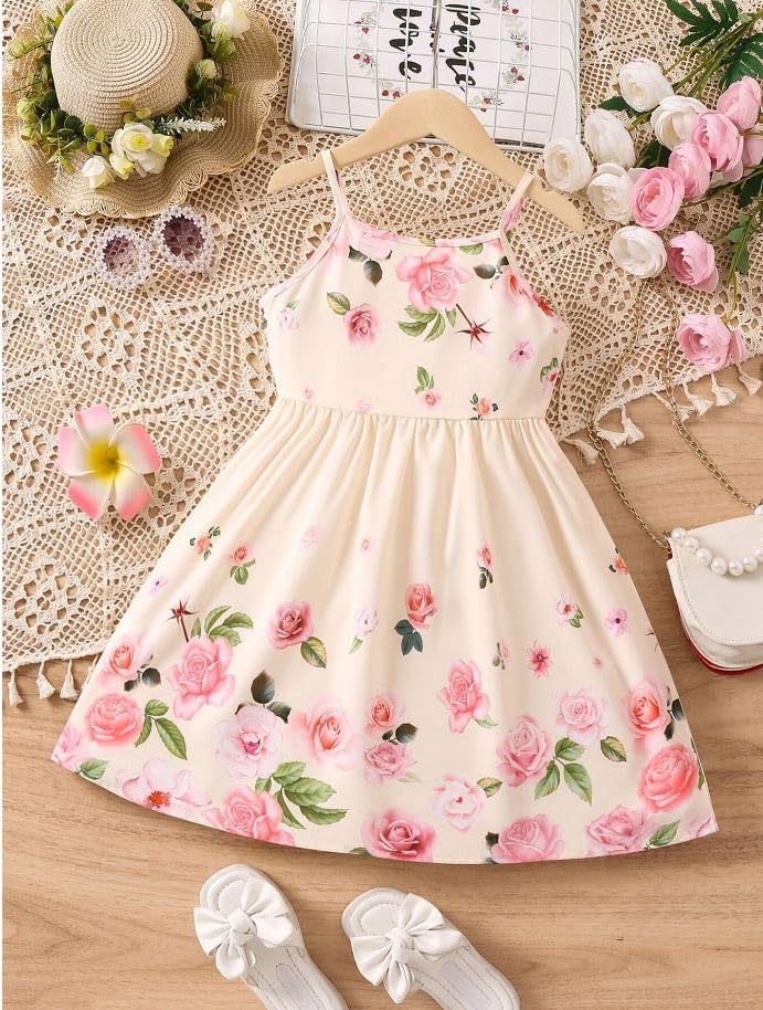Image of SHRIMATE Apparels Summer Dress for Baby Girl /Frocks for Baby Girl /Baby Frocks Girl Poly Rayon /Casual Dress Short Flutter Sleeve