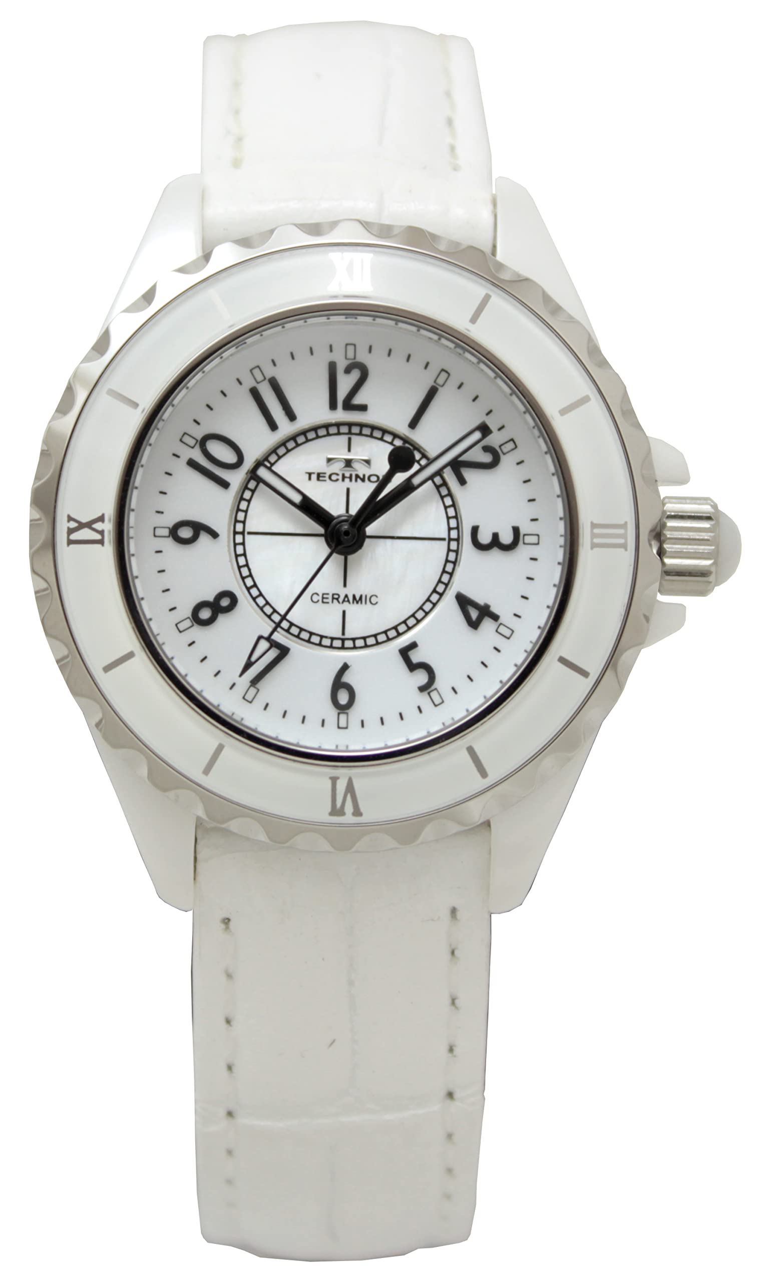 【新品・未使用】 TECHNOS テクノス ホワイトセラミック T9848TW Amazon.co.jp: TECHNOS テクノス レディース 腕時計 セラミック